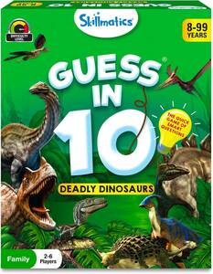 カードゲーム Skillmatics Card Game - Guess in 10 Dinosaurs, Perfect for Boys, Girls, Kids, and Families Who Love Toys, Board Games