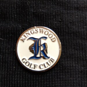 ゴルフ　ボールマーカー　KINGSWOOD GOLF CLUB(USA)　キングスウッドゴルフクラブ　ロゴ　マグネットタイプ