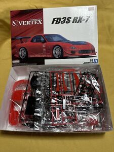 AOSHIMA VERTEX FD3S MAZDA 松田 プラモデル 年物 1004