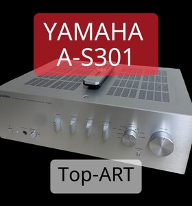 美品★YAMAHA ヤマハ A-S301 192kHz/24bit D/Aコンバーター内蔵 プリメインアンプ リモコン付き (Y91)