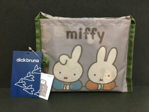 miffy/ミッフィー　エコバッグ☆彡　ミッフィー&ダーン動物☆　総柄グレー　ディック・ブルーナ　新品　スモール・プラネット