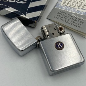 ジッポー ZIPPO ライター スチール製 1951～1953年製 KIWANIS INTERNATIONAL 青箱 キャンディーボックス インストラクション