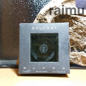 BVLGARI BLACK ブルガリ ブラック オードトワレ 5mL 箱あり