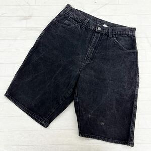 1472◎ Dickies ディッキーズ パンツ ボトムス ズボン デニム ジーンズ ジーパン ショート ハーフ ジップフライ ブラック メンズ34