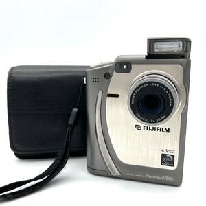 KY0115■【シャッター・フラッシュOK/ジャンク品？】FUJIFILM フジフィルム FINEPIX 4700Z ファインピクス デジタルカメラ ケース付き