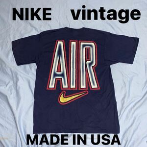 NIKE Tシャツ ヴィンテージ USA製 古着卸USA ビンテージ ストリート アメカジ スケボー ダンス 半袖Tシャツ USサイズM