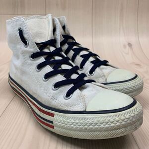 JFK1 CONVERSE コンバース ALL STAR オール スター ハイカットスニーカー カジュアルスニーカー 布地 ホワイト ネイビー メンズ 24.5cm