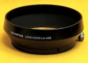 ★一発即決★送料無料★オリンパス純正レンズフード「LH-48B」ブラック★「M.ZUIKO DIGITAL 17mm F1.8」専用★ミラーレス★