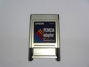 EPSON コンパクトフラッシュ用カードリーダー PCカードアダプタ ECFA-ADP 中古動作品