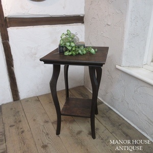 イギリス アンティーク 家具 オケージョナルテーブル サイドテーブル 店舗什器 木製 オーク 英国 SMALLTABLE 6503d