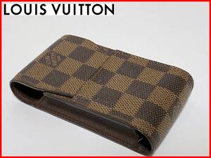 即決 LOUIS VUITTON ルイヴィトン ダミエ シガーケース ウォレット レディース メンズ K5