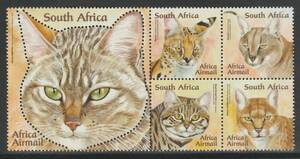 海外切手　南アフリカ共和国　ネコ切手　２０１１年　　F.４