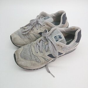 ◇ NEW BALANCE ML565WNW 運動 スポーツ カジュアル スニーカー サイズ24.5 グレー メンズ E