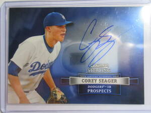 2012 Bowman Sterling Autograph BSAP-CS Corey Seager コーリー・シーガー サイン ドジャース レンジャーズ 遊撃手 新人王 WS/MVP