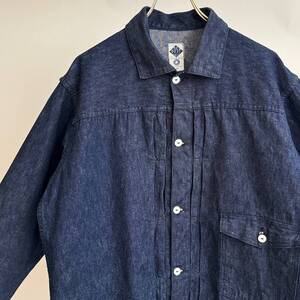 希少《 Mint Condition / Indigo 》90s 2000s 極上品【 POST OVERALLS 506 型 インディゴ デニム ジャケット アメリカ製 M ビンテージ 】