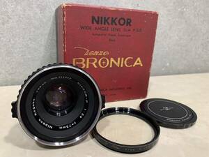 1円～ NIKKOR-P 1:2.8 f=75mm ZENZA BRONICA ゼンザ ブロニカ 67mm S L39 UV レンズ 現状品