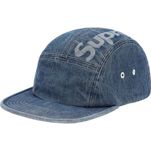 希少★新品本物【青】★Top Logo Denim Camp Cap Box トップロゴ デニム ボックス 限定 正規店購入 シュプリーム 入手困難 Supreme 2019A/W