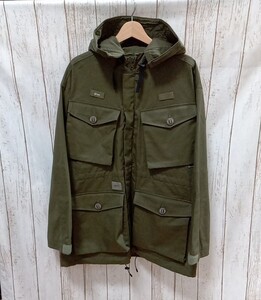 WTAPS／23AW／232BRDT-JKM03 ／21ST JACKET CTPL. TWILL. DOT SIGHT ／ミリタリージャケット／サイズ3(L)／ダブルタップス カーキ