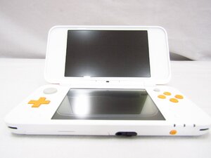 美品 任天堂 New Nintendo 2DS LL オレンジ×ホワイト JAN-001 動作確認済み 中古品 ★1573