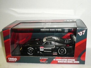 ☆1/43 EBBRO SUPER GT500 NISMO Z TEST CAR No.350 黒