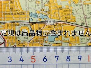 mC27【地図】昭和46年 藤井寺市 [バス路線・停留所名入 藤井寺球場 近鉄合宿所 ブクンダ池 アメリカ堂パン サントリー道明寺工場 日本製箔