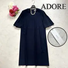 新品タグ付き☆ADORE アドーア　スーパードライジョーゼットワンピース　36