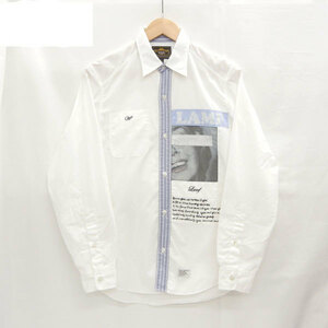 WTAPS FURRIES 09S/S FURRIES L/S SHIRT ダブルタップス 長袖シャツ F51018 ロングスリーブシャツ サイズS ホワイト 日本製