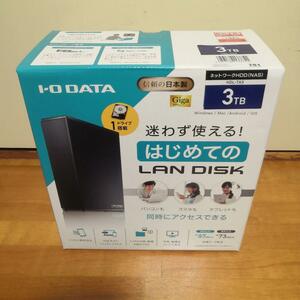 送料無料!!新品■IO DATA HDL-TA3 ネットワーク接続ハードディスク NAS 3TB