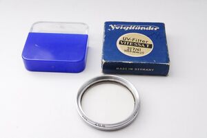 ☆Voigtlander 40.5mm UV-Filter 317/41 Vitessa T フィルター 元箱ケース付き フォクトレンダー (10)