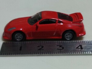 送料１２０円〜京商1:100　ニッサン フェアレディＺ ミニカーコレクション (Z33)S-TUNE GT 2005　レッド　1/100　4493678511