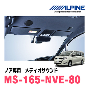 ノア(80系・H26/1～R3/12)専用　アルパイン / MS-165-NVE-80　メティオサウンド・ルーフスピーカー＆ドアウーファー