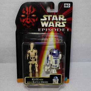 TOMY スターウォーズベーシックフィギュアエピソード1 R2-D2 with バトルドロイド (STARWARS Battle Droid) No.84095