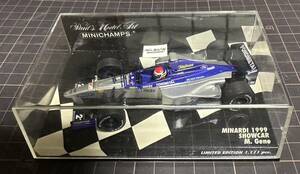 【現状品】『ミナルディ・M01（Minardi M01）』　マルク・ジェネ搭乗車　パウルズモデルアート社「ミニチャンプス（Minichamps）」