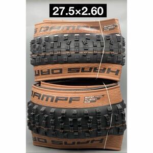 Schwalbe Hans Dampf シュワルベ　MTB マウンテンバイク　タイヤ　ブラック　ブロンズ　2本セット　27.5×2.60 新品未使用　送料無料　即決