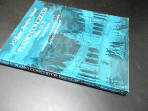 フルスコア　Mozart: Piano Concertos Nos. 23-27【大型本】◇モーツァルト　クラシック　楽譜音楽ピアノ