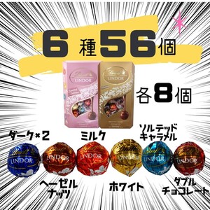 6種類 56個 リンツ リンドールチョコレート コストコ チョコ　お買い得