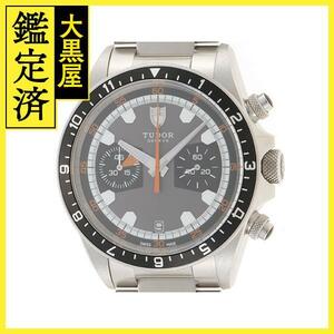 TUDOR　チュードル　ヘリテージ・クロノ　70330N　クロノグラフ　グレー/ブラック文字盤　ステンレススチール　メンズ　腕時計【200】C