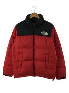 THE NORTH FACE◆NUPTSE DOWN JKT_ヌプシダウンジャケット/XL/ナイロン/RED/無地/ND91631