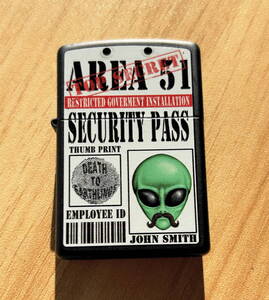 ★未使用品★希少品★Zippo/ジッポ★輸入品★AREA51★エイリアン★made in USA★