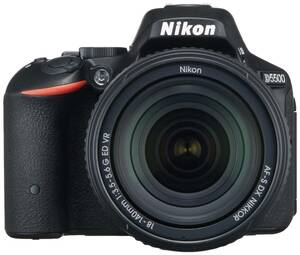 【中古】Nikon デジタル一眼レフカメラ D5500 18-140 VR レンズキット ブラック 2416万画素 3.2型液晶 タッチパネル D5