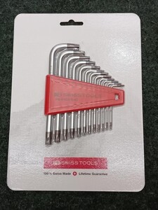 未使用 PB ピービー SWISSTOOLS ホルダー付六角棒レンチセット 12本セット PB 410.H 6-54