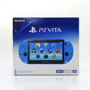 ★中古★PlayStaiton Vita 本体 Wi-Fiモデル アクア・ブルー PCH-2000★【GM626】