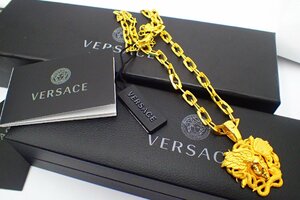 ◆◇新品未使用　タグ付き　VERSACE/ヴェルサーチ　メドゥーサ　ネックレス　ゴールドカラー　52-57㎝　箱　NFCタグ　メデューサ◇◆