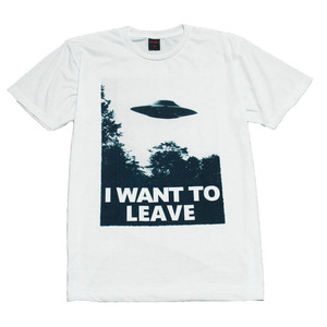  UFO ユーホー 未確認飛行物体 宇宙人 ストリート系 おもしろTシャツ おしゃれ かっこいい 夏 サマー メンズ 半袖 ★tsr0509-wht-l