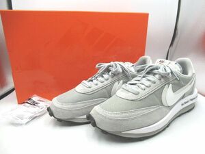 ☆NIKE×sacai×Fragment ナイキ×サカイ×フラグメント ワッフルスニーカー ライトスモークグレー DH2684 001 ローカット シューズ 28.5cm