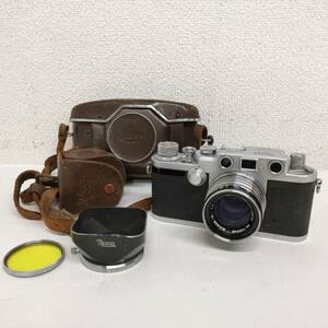 C247 Nicca ニッカ フイルムカメラ Type-5 タイプ5 レンズ付き NIKKOR-H・C 1:2 f=5cm レンジファインダー