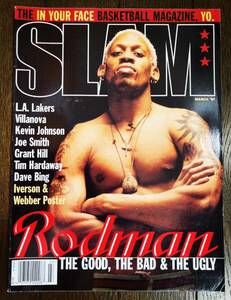 1997 March SLAM MAGAZINE #16 DENNIS RODMAN / スラム 雑誌 デニス ロッドマン Jordan, Nike, Adidas NBA Basketball