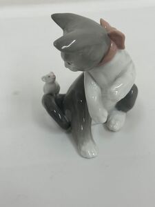 LLADRO リヤドロ おどろいた仔猫ちゃん 置物 インテリア 陶器