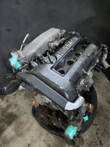 シルビア S14 純正 エンジンASSY SR20DET　TOMEIカム nismoインジェクター 希少 レア 180sx s13 s14 s15