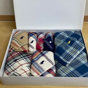 RALPH LAUREN ラルフローレン　タオルセット バスタオル　ウォッシュタオル　ハンドタオル　no.174